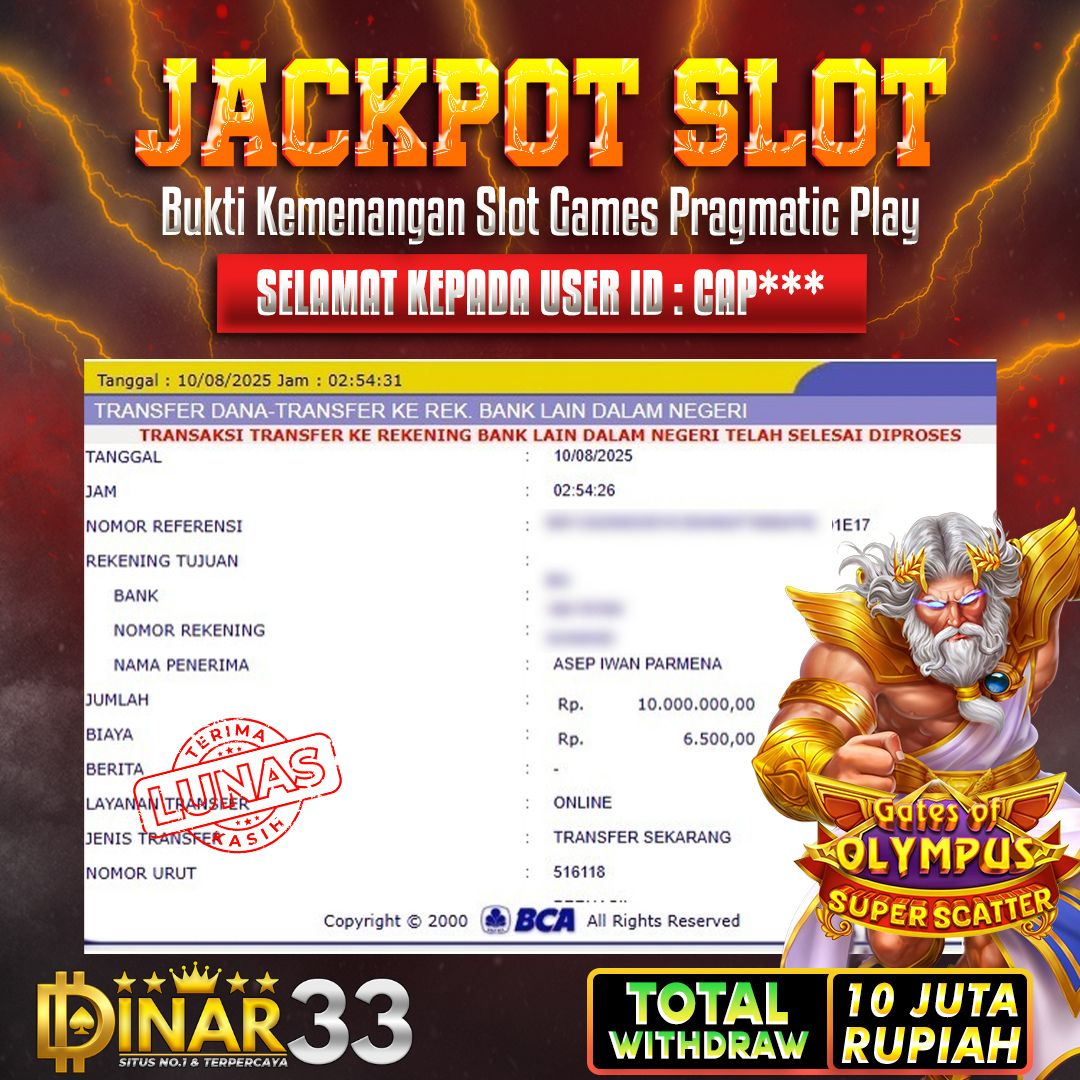 Bukti Jackpot